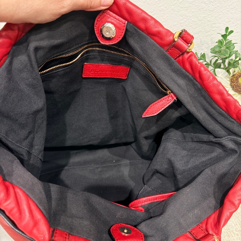 Burberry Vermelho Bolsa Big crush - Picture 6 of 12
